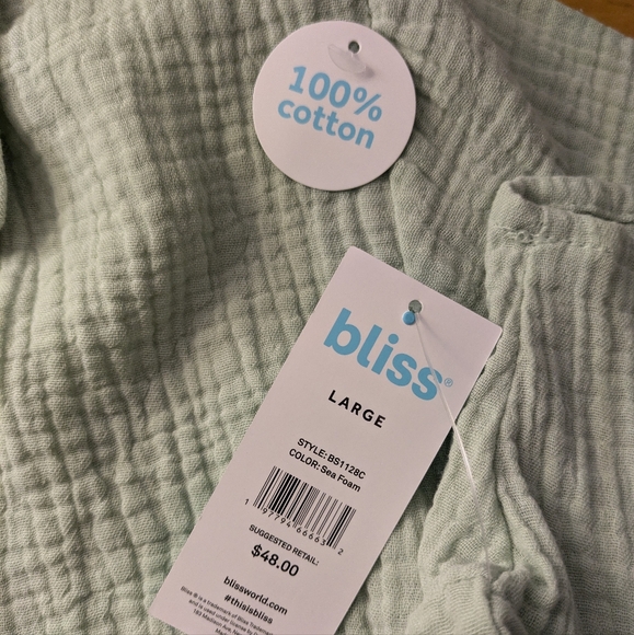 Bliss button down sleep top - Picture 3 of 3
